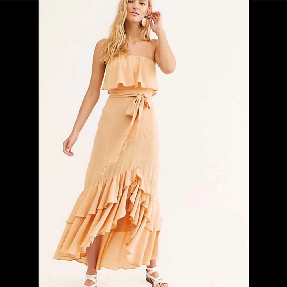 NWT Free People Tavia Dress Sweet Mimosa XS